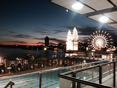 North Sydney Pool at Sunset