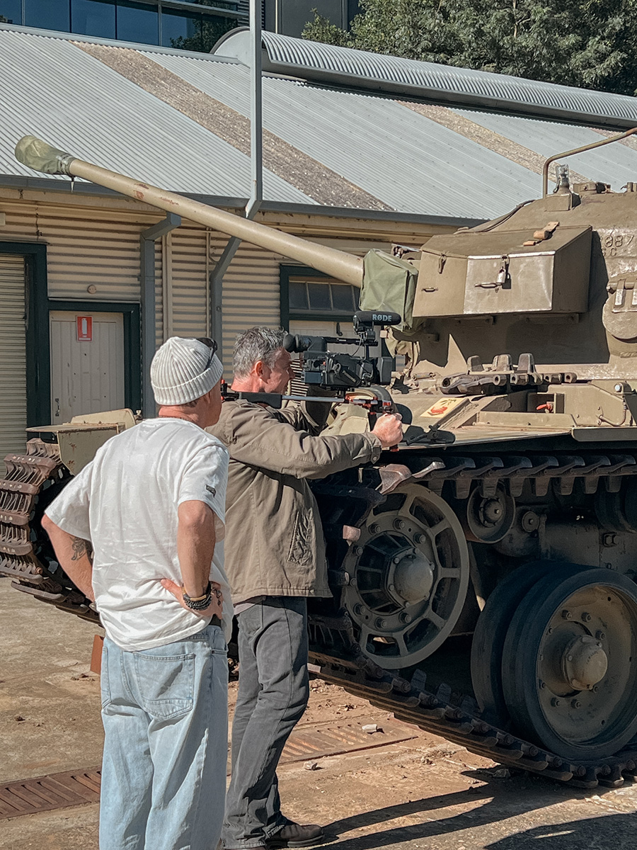 Filming Tank 169-043 Documentary Filming Tank 169-043 Documentary